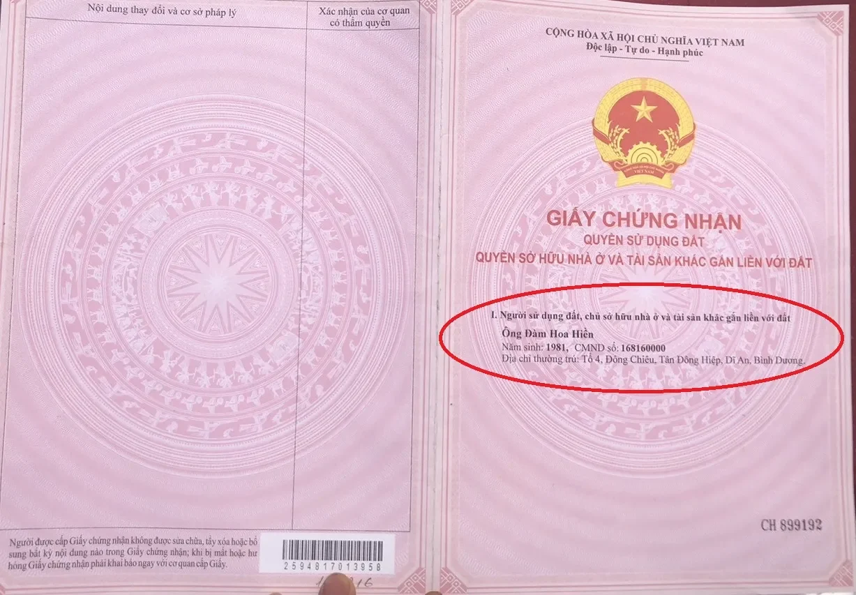 Kiểm tra thông tin trên sổ đỏ, sổ hồng bằng mắt thường