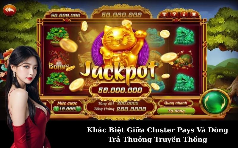 Khác Biệt Giữa Cluster Pays Và Dòng Trả Thưởng Truyền Thống